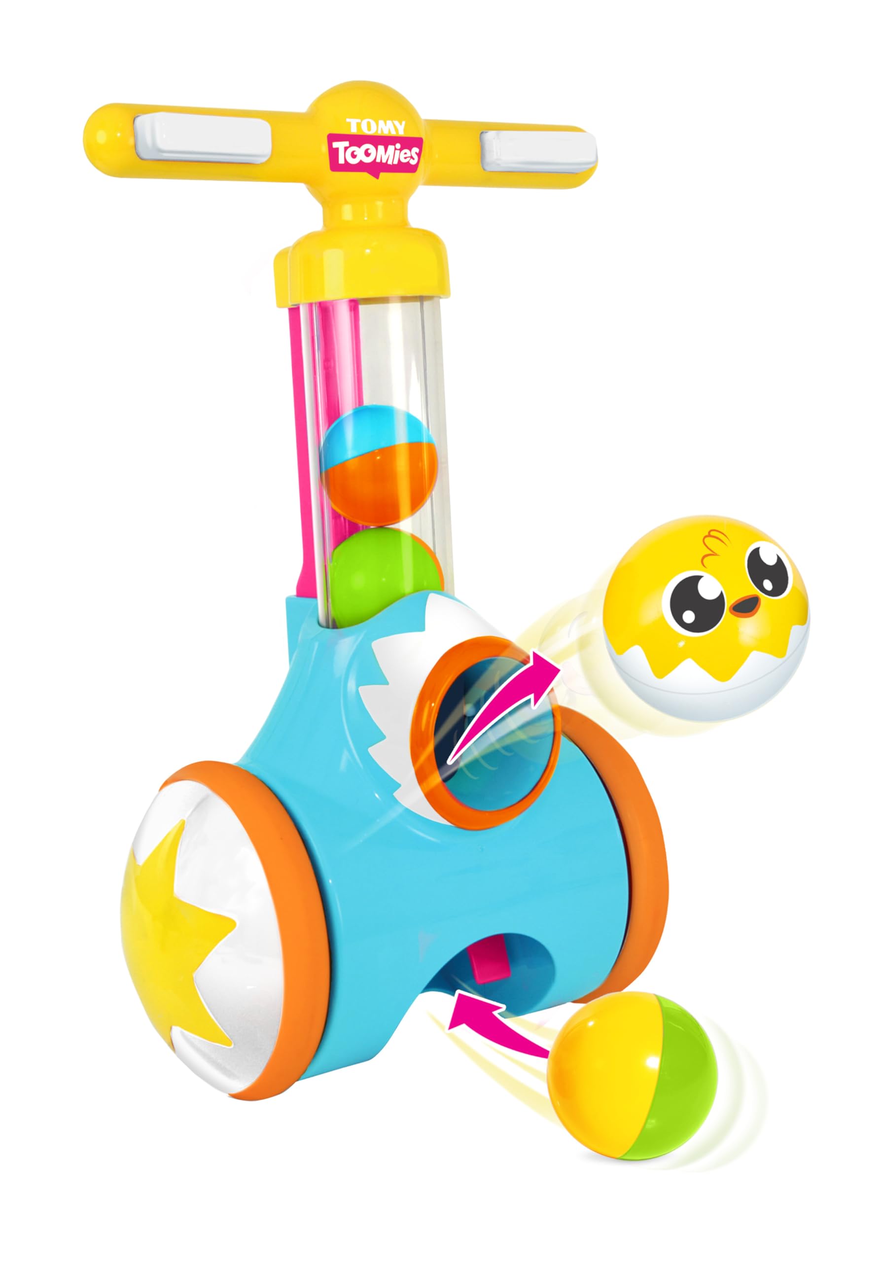 Toomies Pic and Pop Push Along Baby Toy - Toddler Ball Popper with Collector | Ages 18 Months+ 1