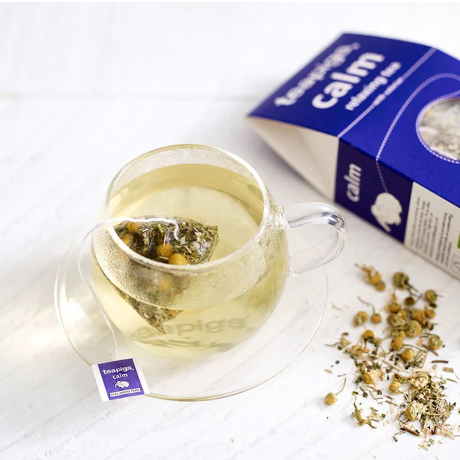 teapigs Calm Herbal Tea Bags - Caffeine-Free, Organic Chamomile & Valerian Root Blend | 15 Count 4