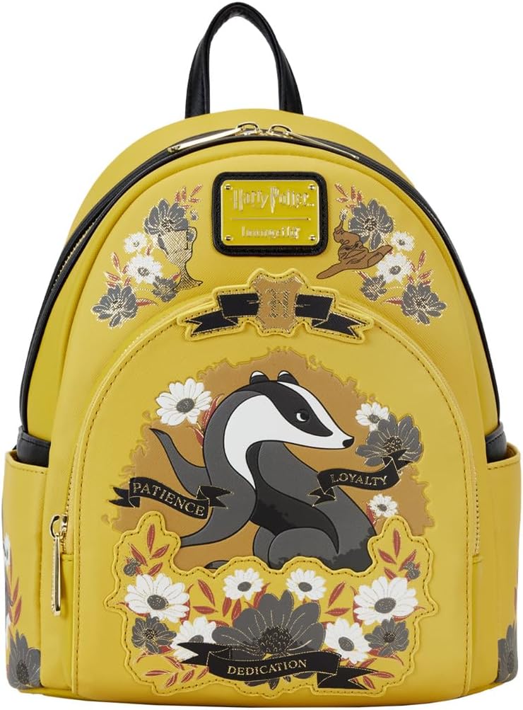 Loungefly Harry Potter Hufflepuff House Tattoo Backpack (LF-HPBK0257)