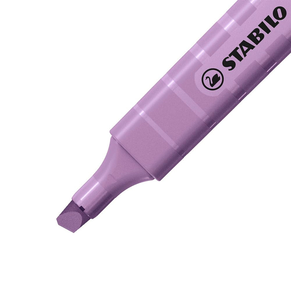 STABILO swing cool NatureCOLORS Wildflower Highlighter - Pack of 4 | Chisel Tip | Anti-Dry-Out 3