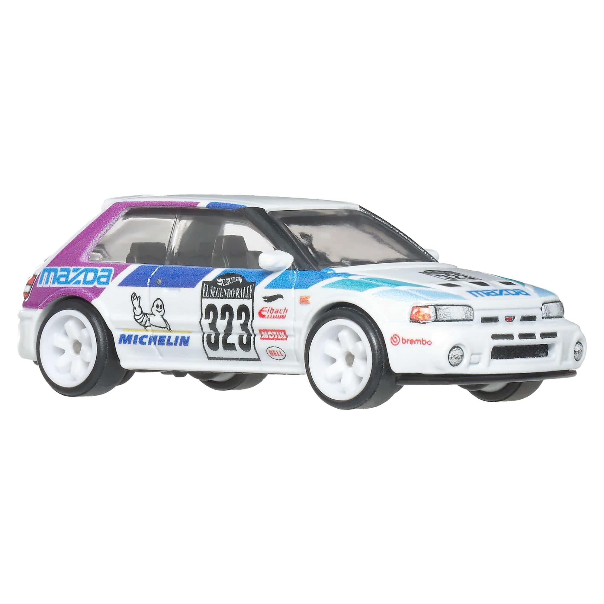 Hot Wheels Mazda 323 GTR Car Culture Vehicle - Premium 1:64 Scale Die-Cast | Metal/Metal