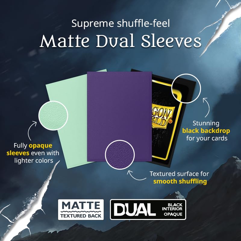 Arcane Tinmen ApS ART15062 Dragon Shield: Matte - Dual Soul (Metallic Purple) 5