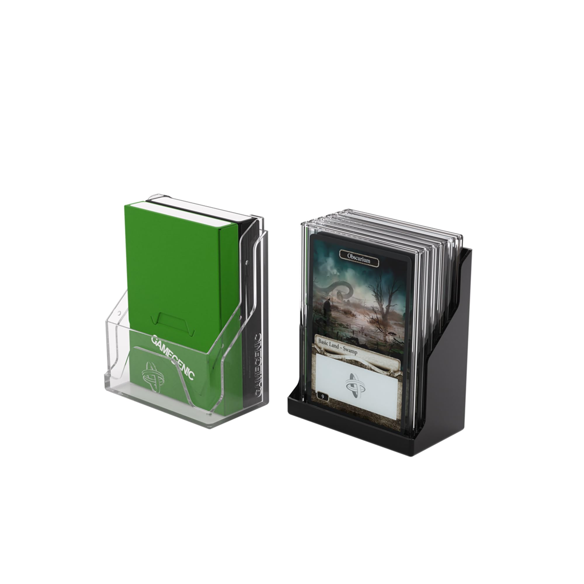 Gamegenic Bastion 50+ XL Deck Box - Secure Closure | Portable | Black/Clear 6