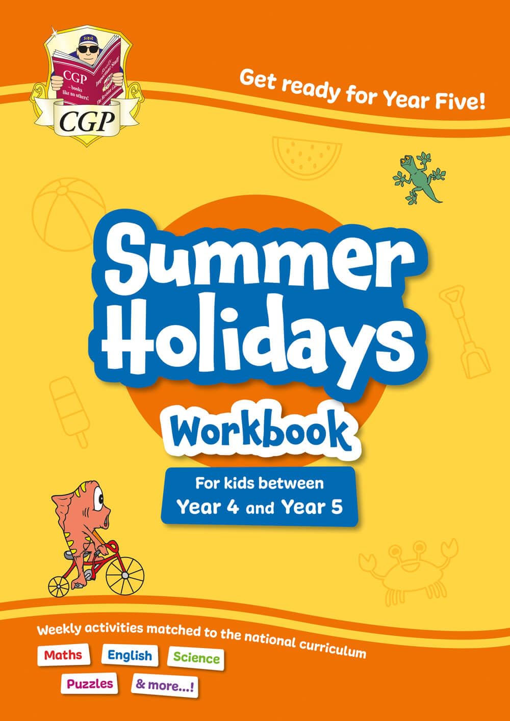 CGP Summer Holidays Activity Workbook - Year 4 to Year 5 Transition | Paperback | English 1