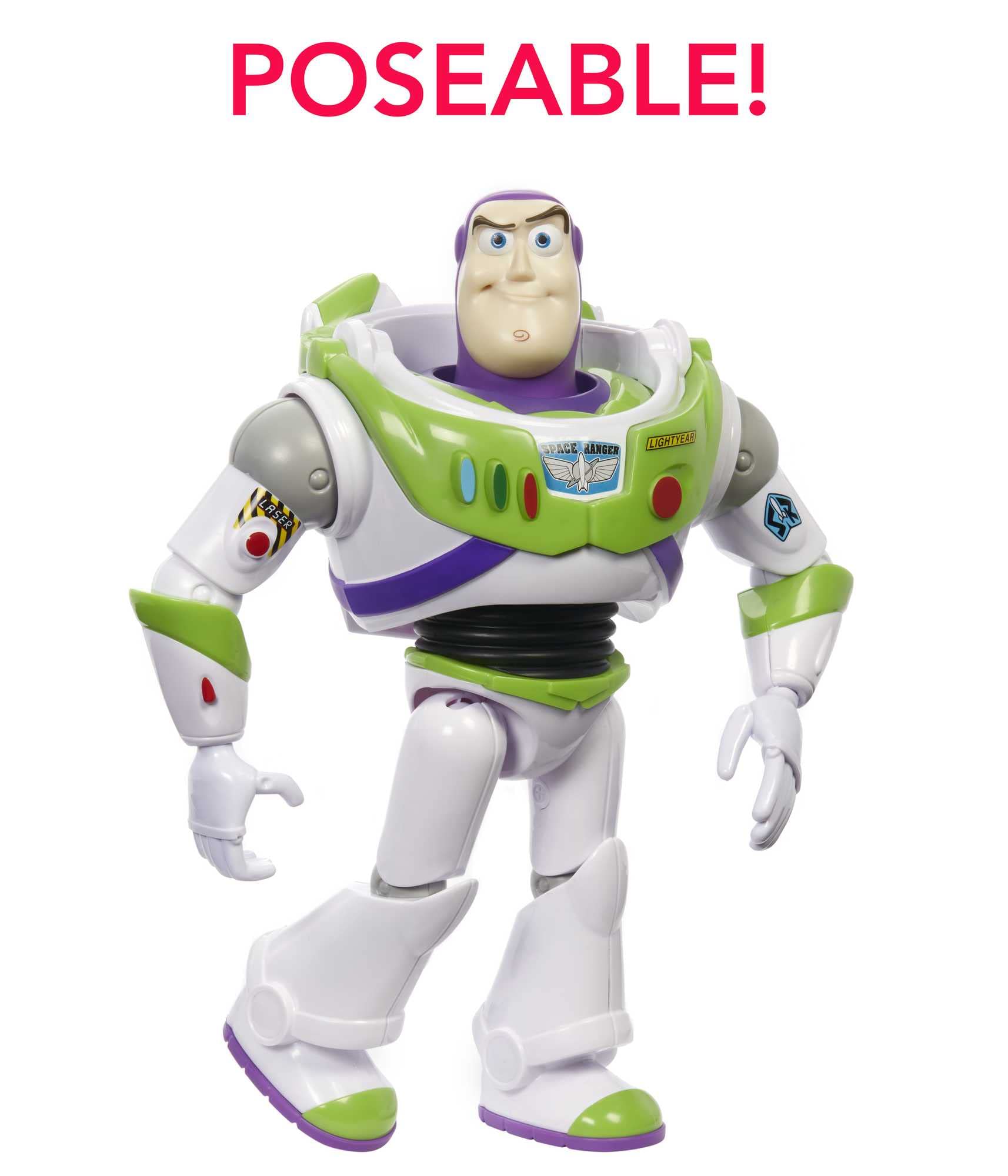 Buzz Lightyear Large Action Figure - 13 Points of Articulation, Movie-Accurate Design, Ages 3+ 2