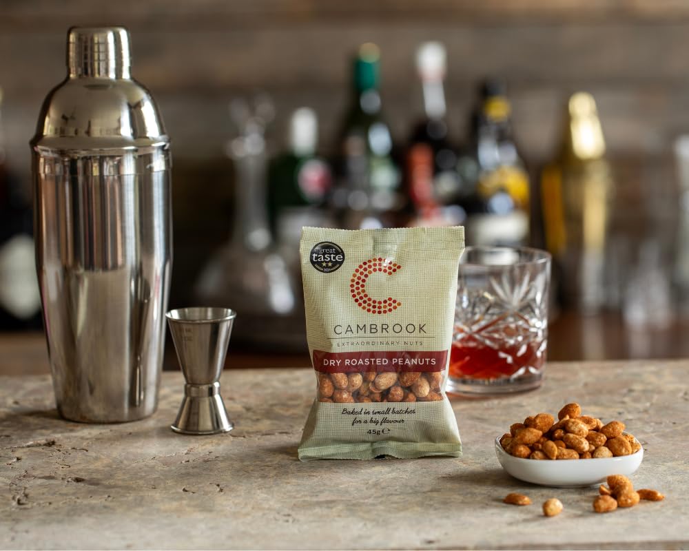 Cambrook Dry Roasted Peanuts - Herb & Spice Seasoned | 45g Bag | Vegan & Gluten Free 3