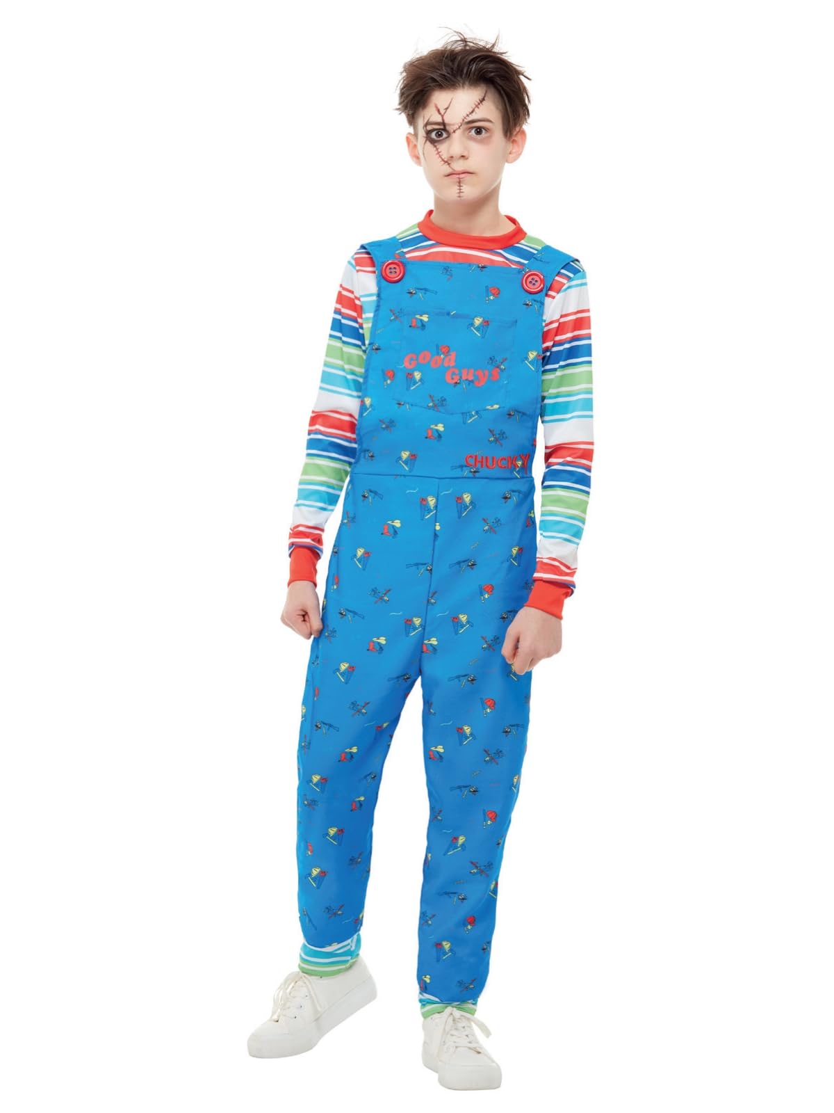 Smiffys Chucky Costume - Kids Unisex Halloween Fancy Dress 5