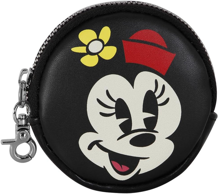 Karactermania Minnie Mouse Round Coin Purse with Zip Closure (06756)