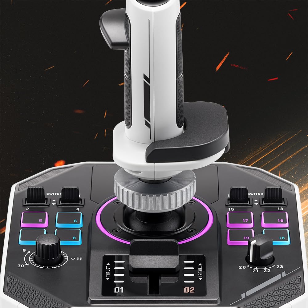 Thrustmaster Sol-R 1 Flightstick - Ambidextrous Joystick with 44 Actions for PC Gaming 3