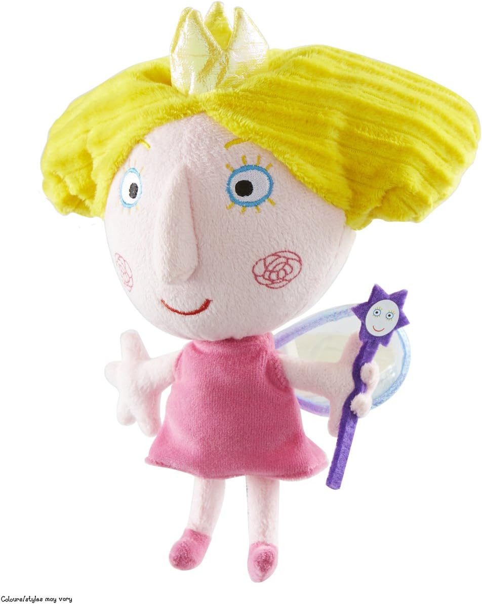 Ben & Holly Talking Soft Toy - Princess Holly Plush with Wand, 18 cm - Ages 18 Months+ 2