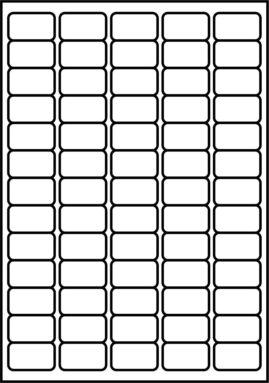 SmithPackaging A4 Self Adhesive Address Labels, 65 Labels Per Sheet, 100 Sheets, 6500 Total Labels