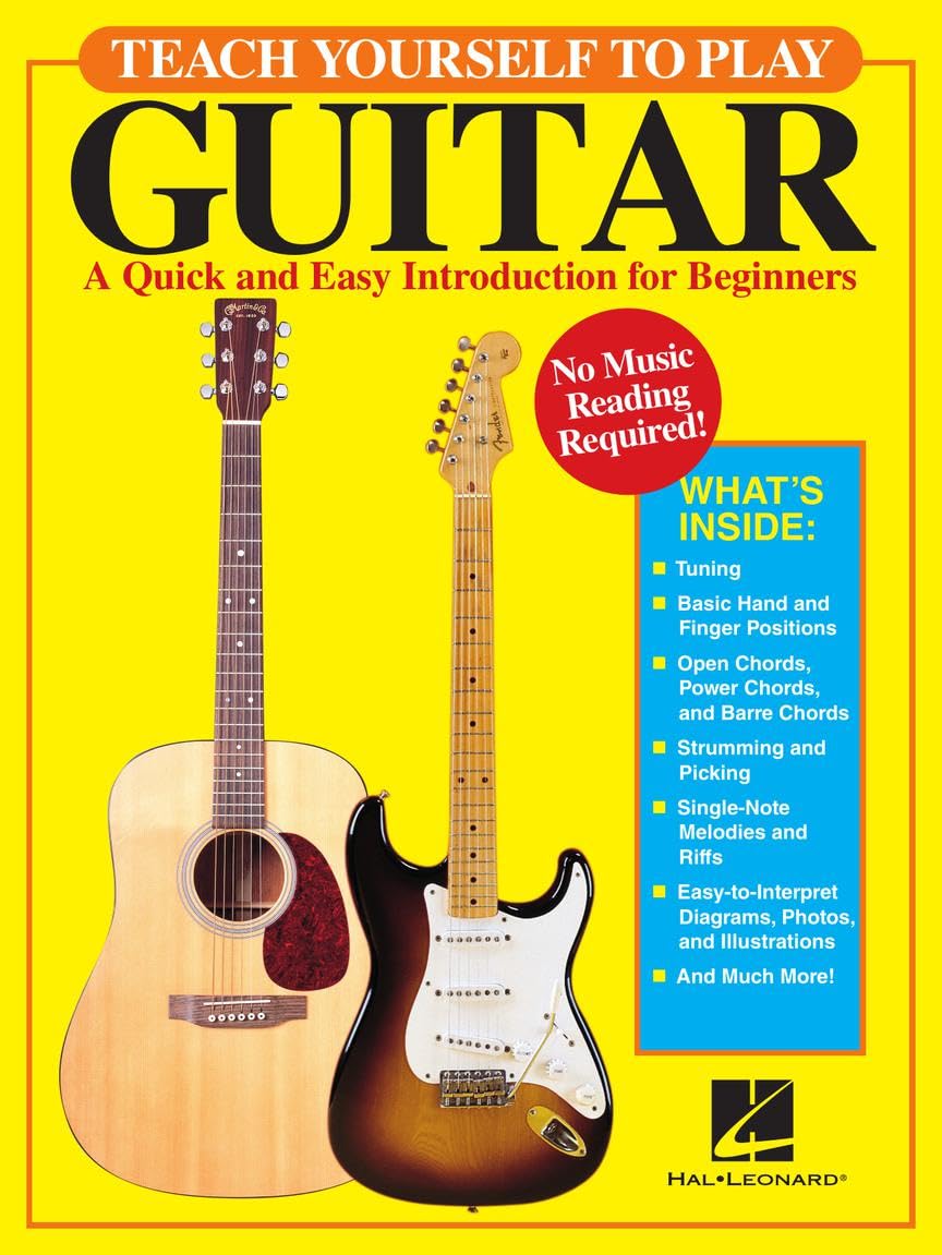 Hal Leonard Teach Yourself to Play Guitar - Beginner Instruction | Paperback | English