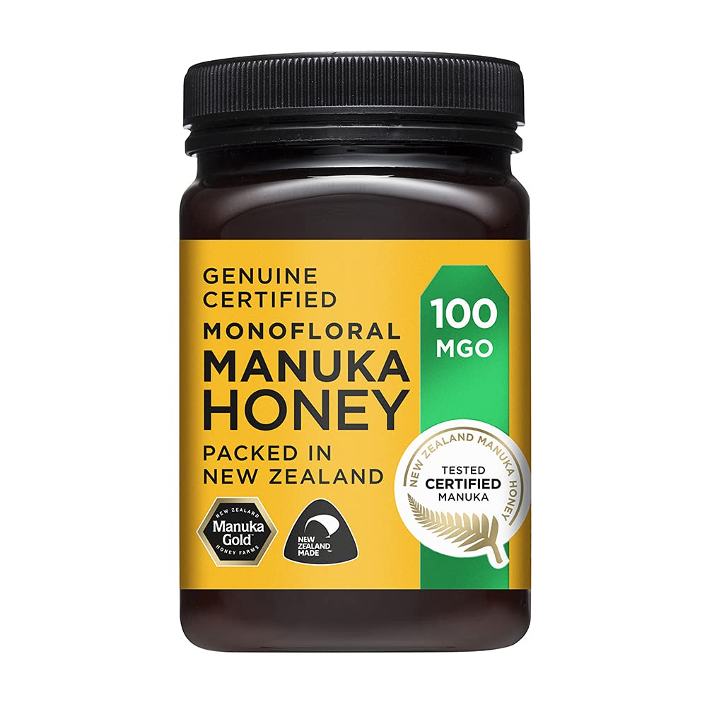 Manuka Gold Manuka Honey 100 MGO - Genuine New Zealand, 500g Cream Form