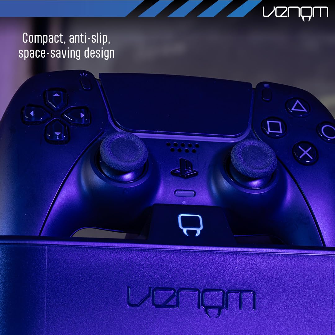 Venom PS5 Controller Turbo Charging Dock | Fast DualSense & Edge Charger wi 4
