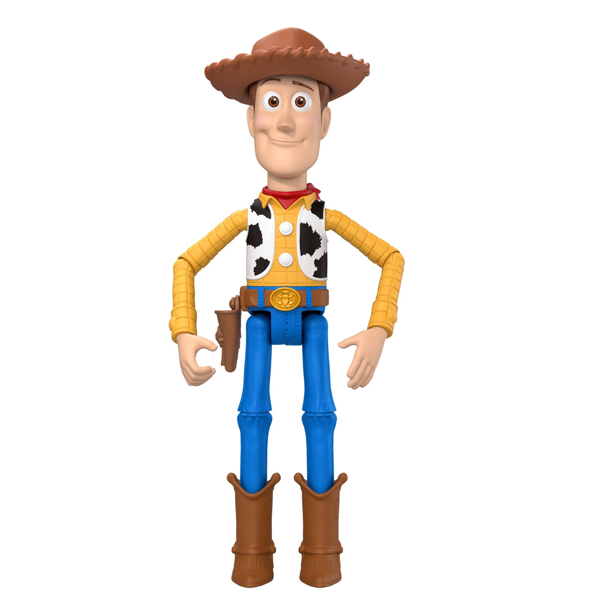 Mattel Disney and Pixar Toy Story Woody Action Figure | 9.2 Inch | 14 Posable Joints | Removable Hat 2