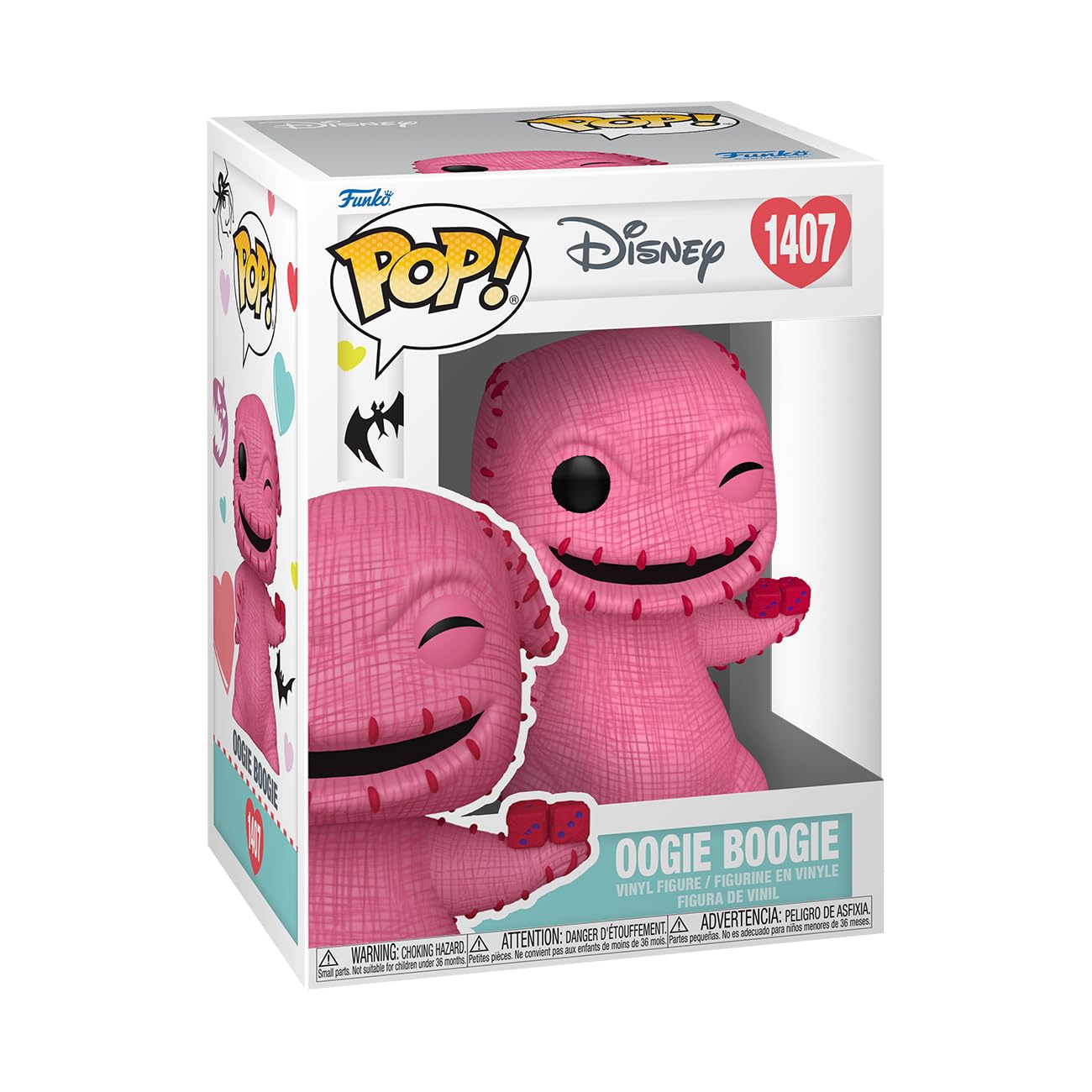 Funko Pop! Disney: The Nightmare Before Christmas - Oogie Boogie Valentine's Vinyl Figure 1
