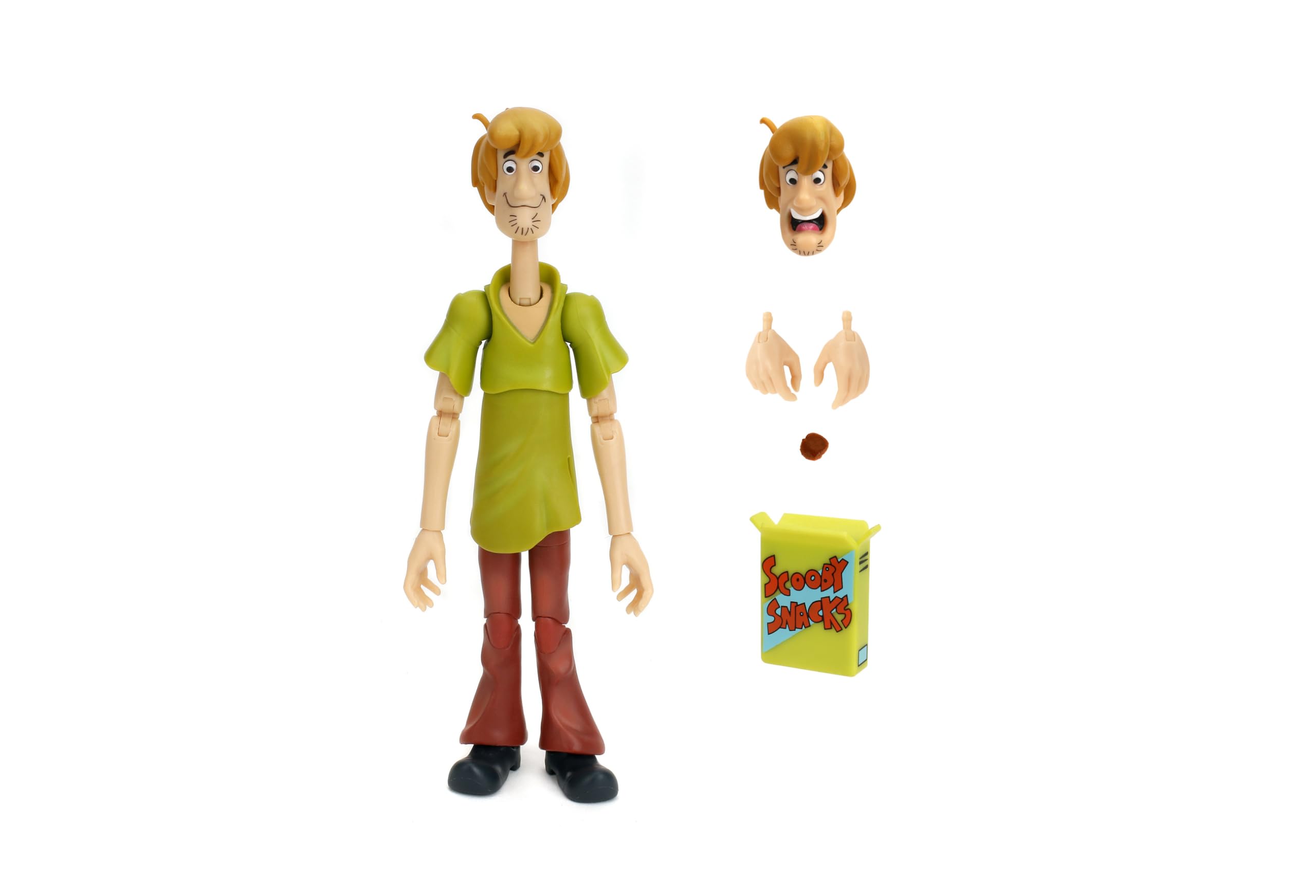 Scooby-Doo Shaggy 6-Inch Deluxe Action Figure - Highly Articulated Collectible with Accessories