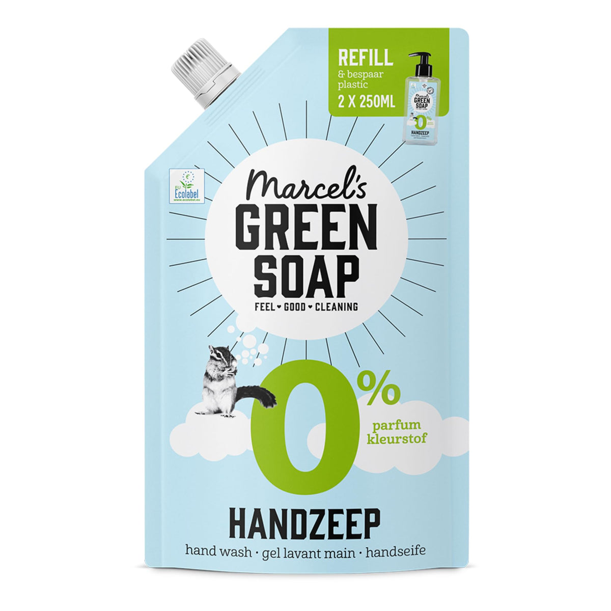 Marcel's Green Soap - Hand Soap Refill - 0% - 500 ml