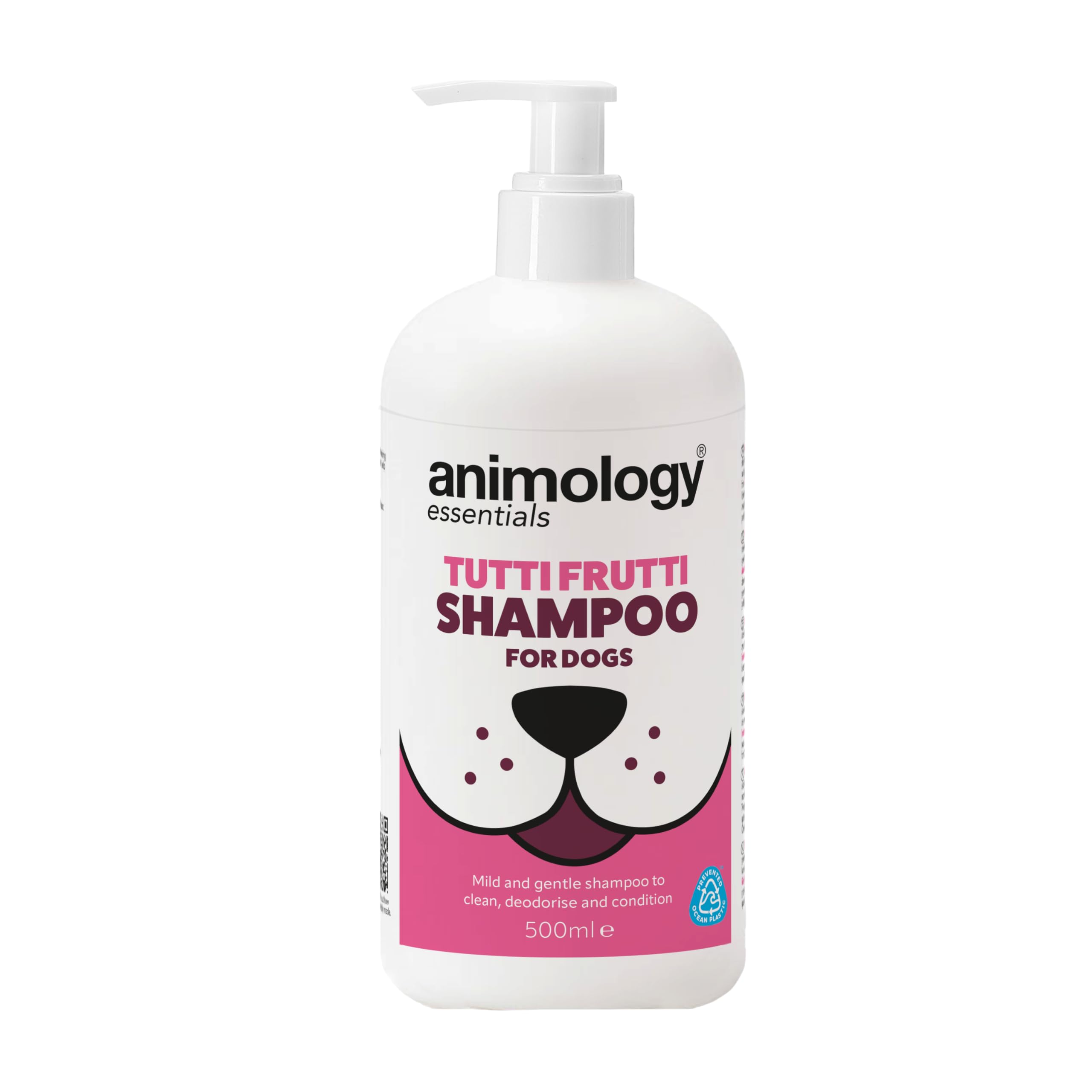 Animology Essentials Tutti Frutti Dog Shampoo - 500ml Gentle Cleansing with Built-in Conditioner 1