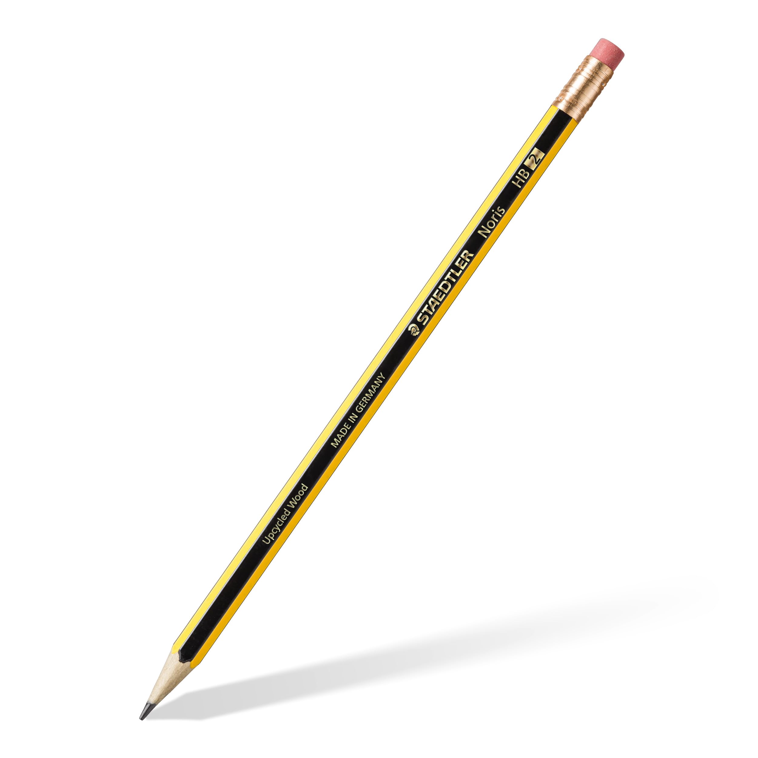 STAEDTLER Noris 122-HB Pencils - HB Hardness, Break-Resistant Lead | Box of 12