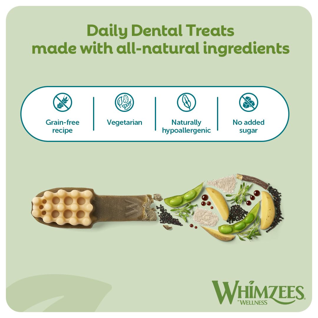 WHIMZEES By Wellness Natural Grain-Free Dog Dental Chews for Large Breeds | 360g Bag 3