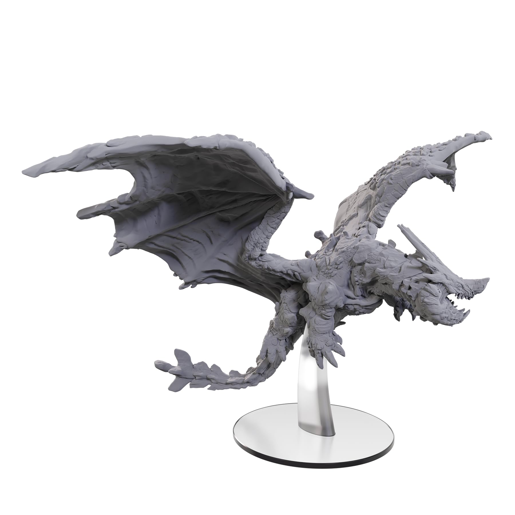 WizKids Pathfinder Battles Adult Adamantine Dragon Miniature | Plastic | Huge Size