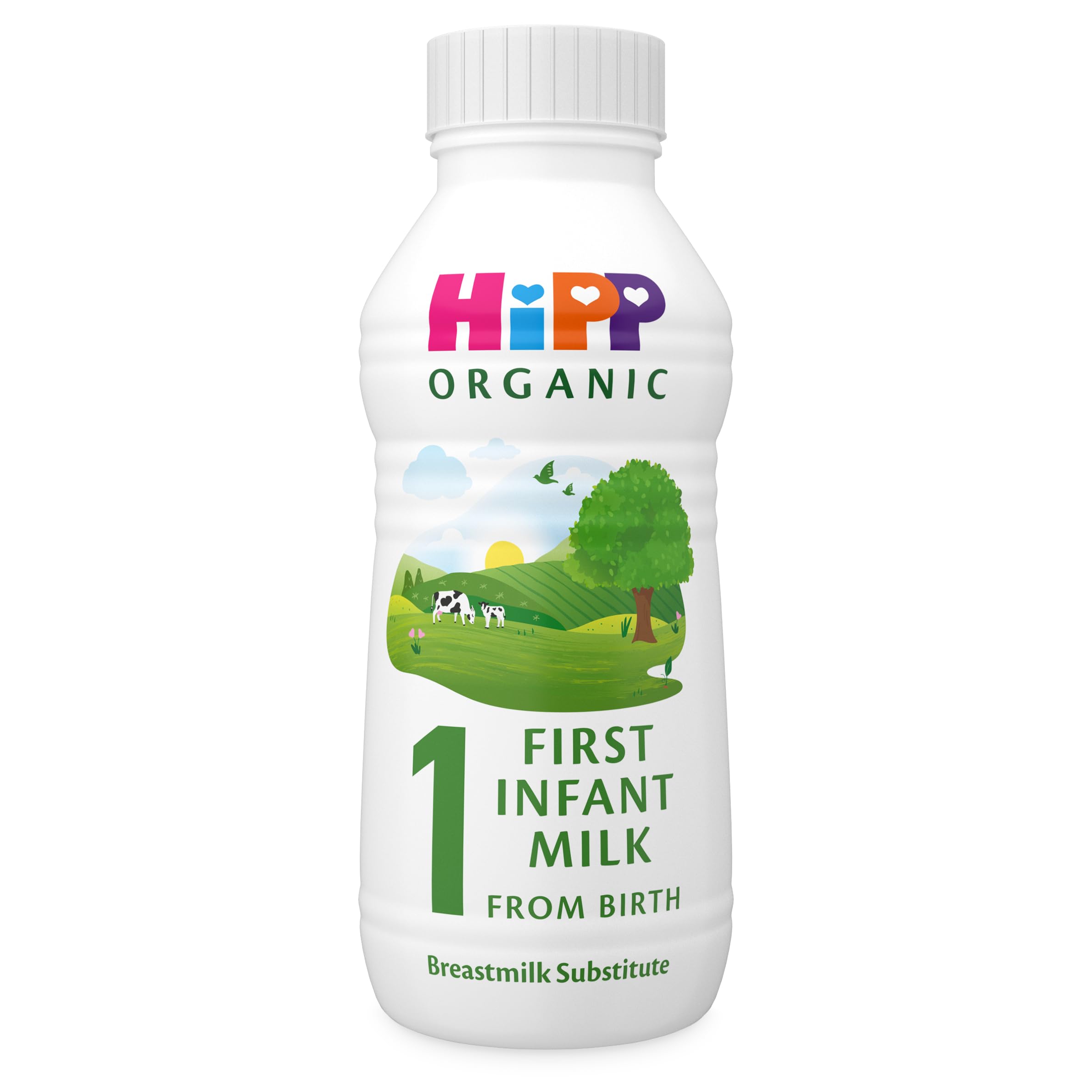 HiPP Organic 1 First Infant Ready to Feed Liquid Baby Formula - Suitable From Birth | 470 ml