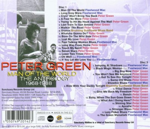 Peter Green - Man of the World: The Anthology 1968-1988 [2CD]