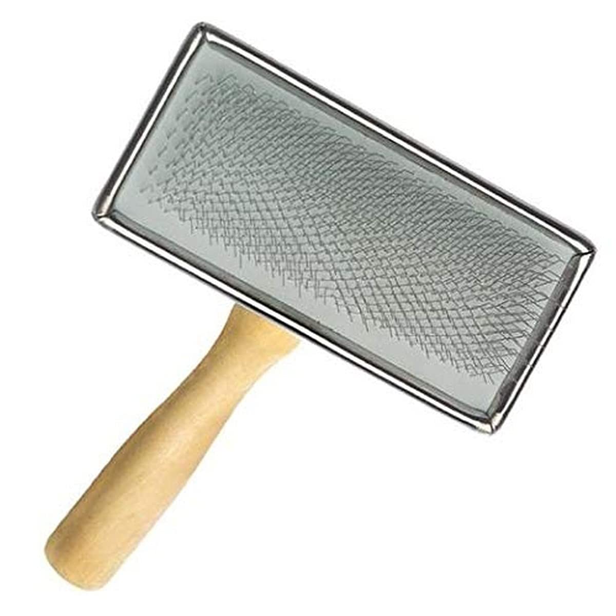 Petface Slicker Brush for Dogs/Cats - Medium Size, Detangling, Brown Bristles 1