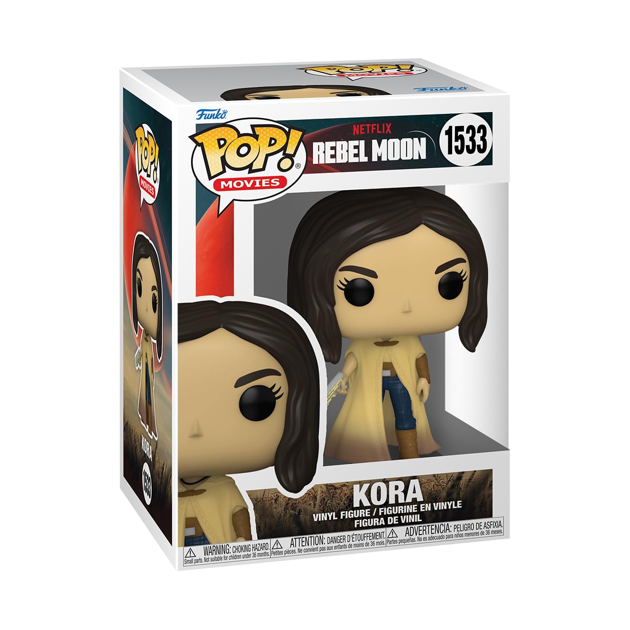 Funko Pop! Movies: Rebel Moon - Kora Vinyl Figure 72624 9