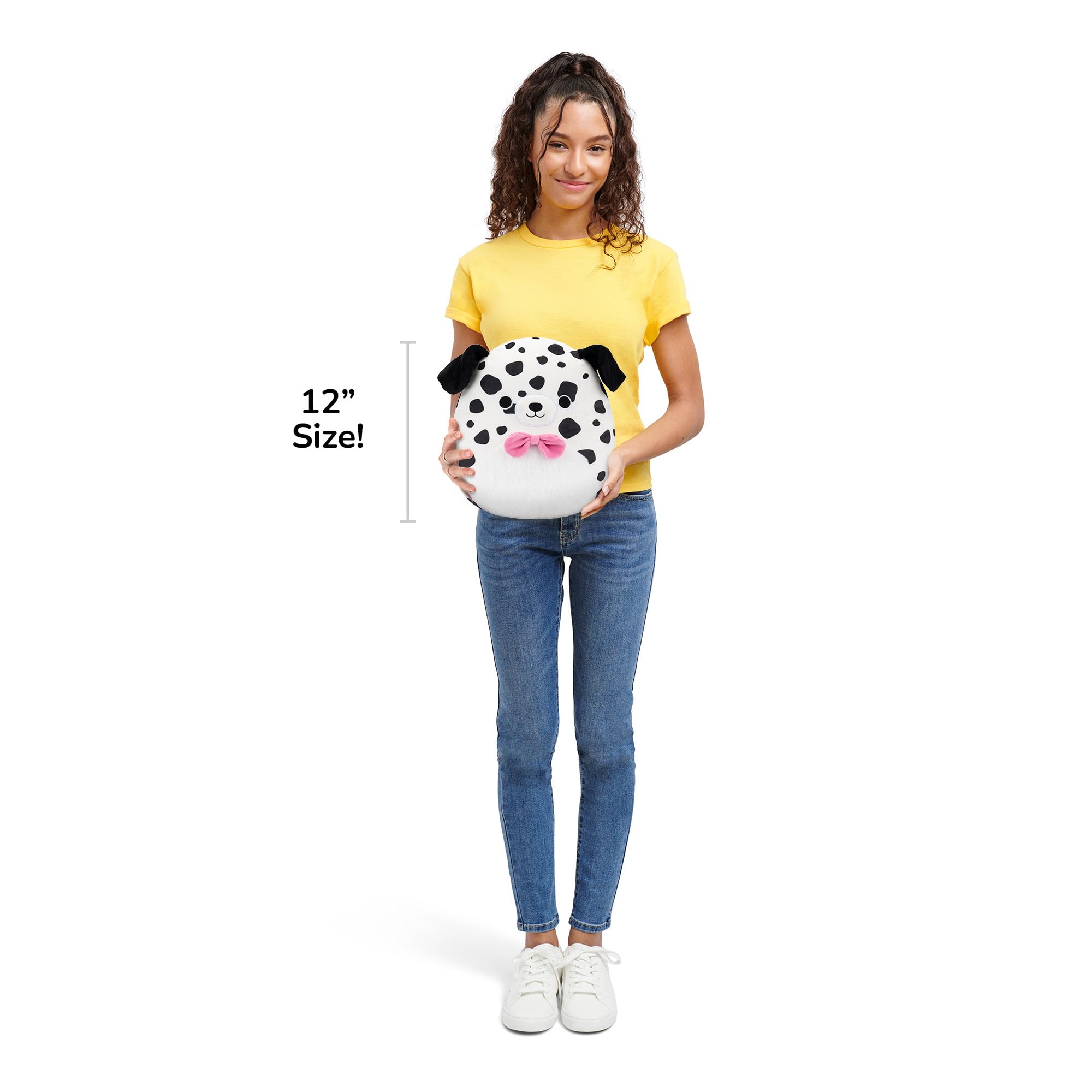 Squishmallows Dustin the White Dalmatian - 12-Inch Plush Stuffed Animal for Kids 3+ 3