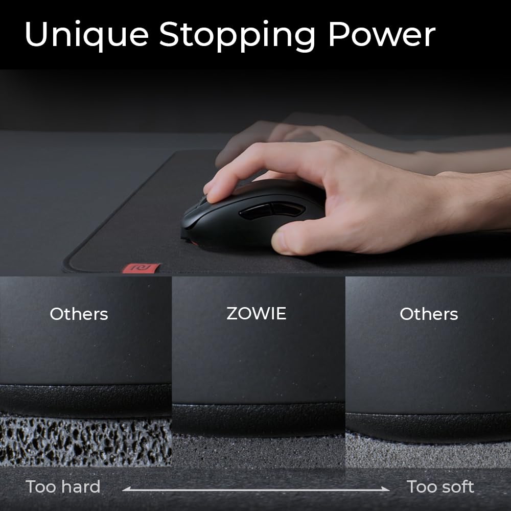 BenQ G-SR-SE Bi Large Esports Gaming Mouse Pad - Humidity-Resistant Cloth with Smooth Glide & Steady Control 5