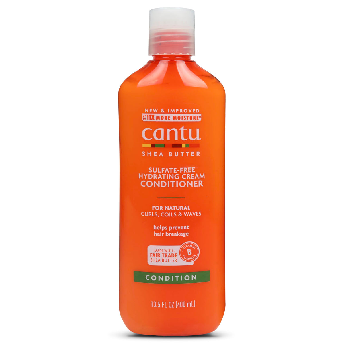 CANTU Shea Butter Cream Conditioner - Deeply Moisturizes, Reduces Split Ends, Detangles Textured Hair | 400 ml