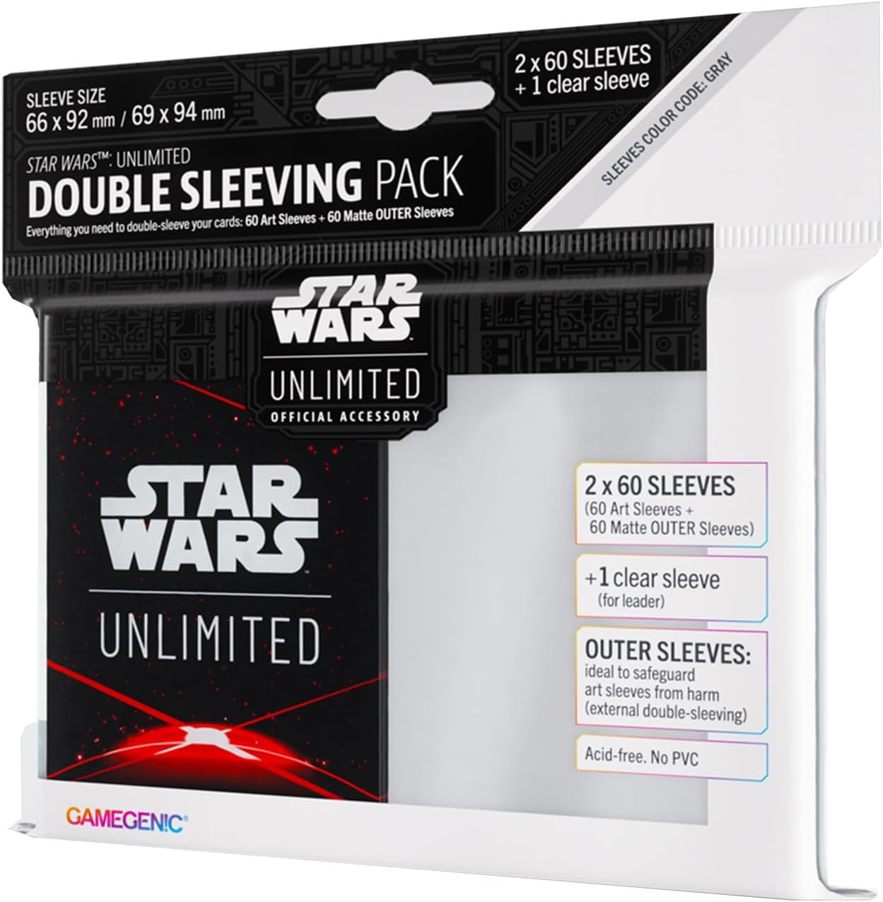 Gamegenic Star Wars Unlimited Double Sleeving Pack - Space Red 1