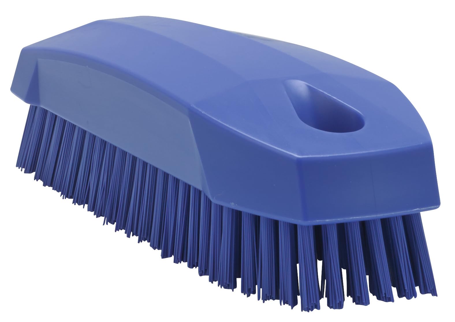 Vikan Bathroom Cleaning Brush - Stiff Bristles, Ergonomic Grip | Purple, Polypropylene