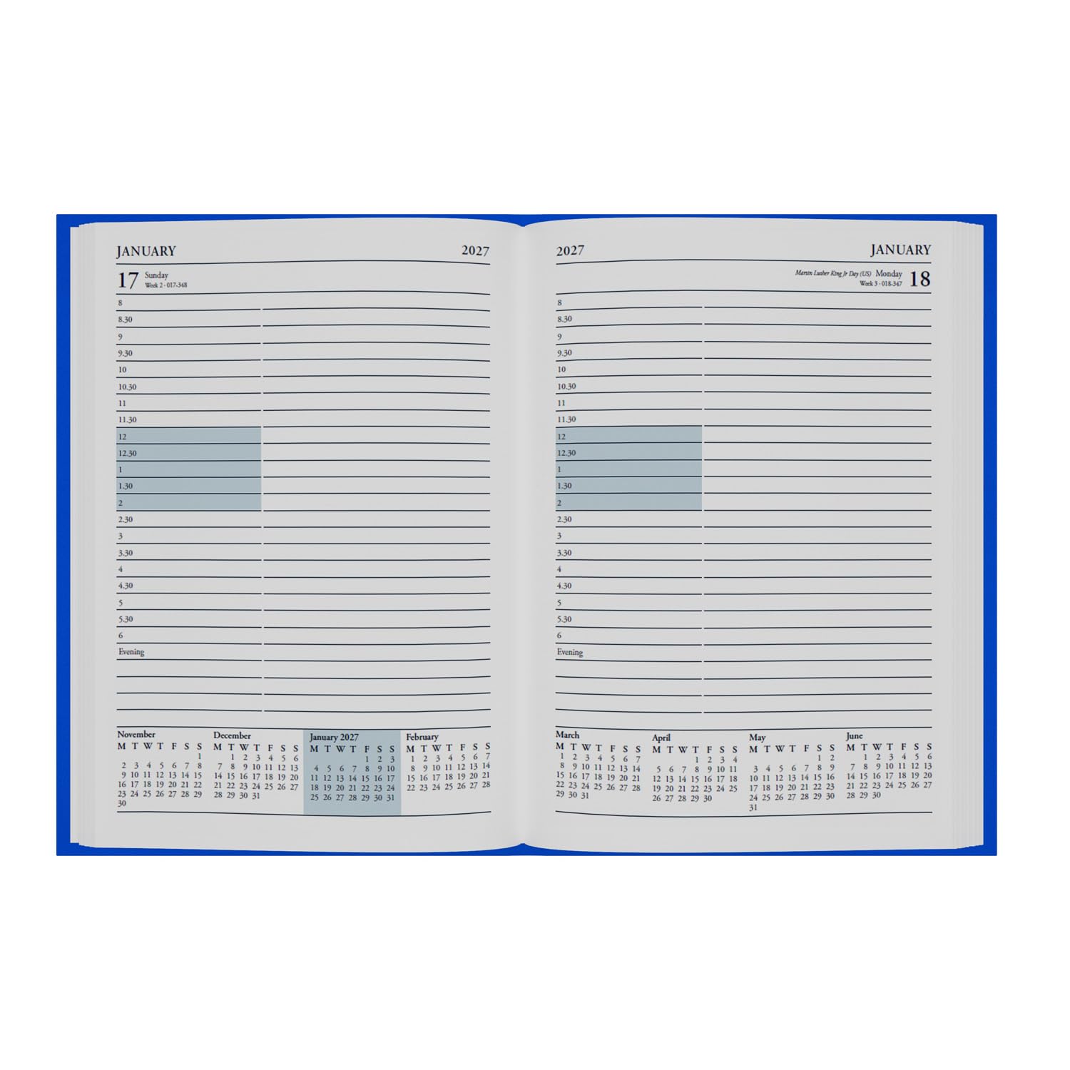 Collins 2026-2027 Essential A5 Day-to-Page Appointment Book | 13 Month Academic Planner | Purple Hardcover