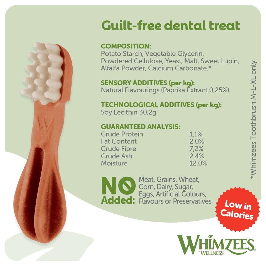 WHIMZEES Dental Sticks - XL Size, Variety Box, 14 Count | Triple Care Oral Health | Grain-Free 5
