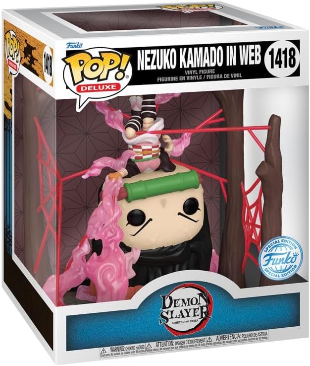 Funko Pop! Deluxe Demon Slayer: Kimetsu no Yaiba - Nezuko Kamado Vinyl Figure (BoxLunch Exclusive Glow in the Dark)