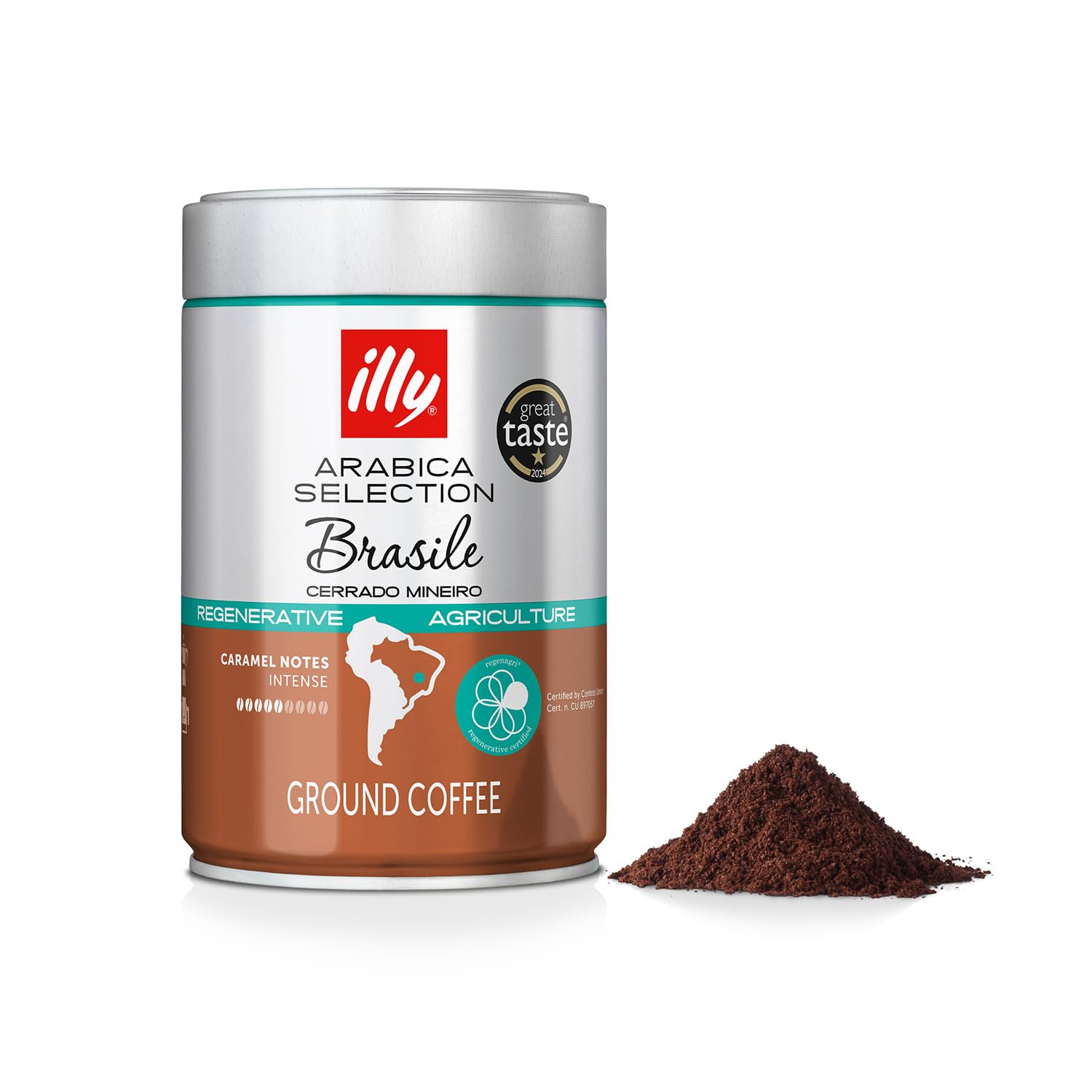 illy Ground Coffee - Brazil Cerrado Minero Single Origin | 100% Arabica | Caramel Notes | 250g 1