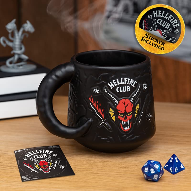 Stranger Things Hellfire Club - Hellfire Club Logo Ceramic Mug (Z109890)