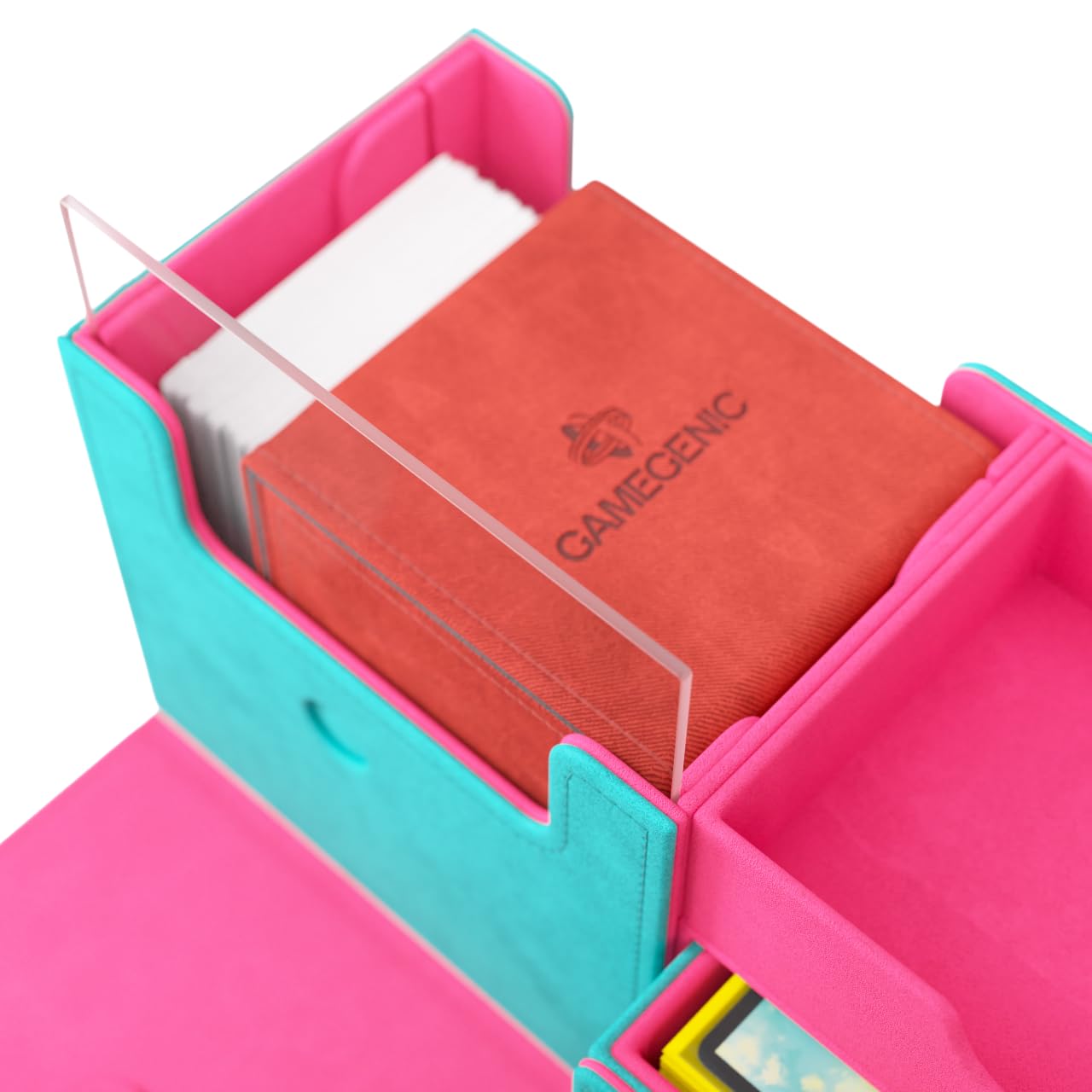 Gamegenic The Academic 133+ XL Teal/Pink Trading Card & Accessory Holder 8
