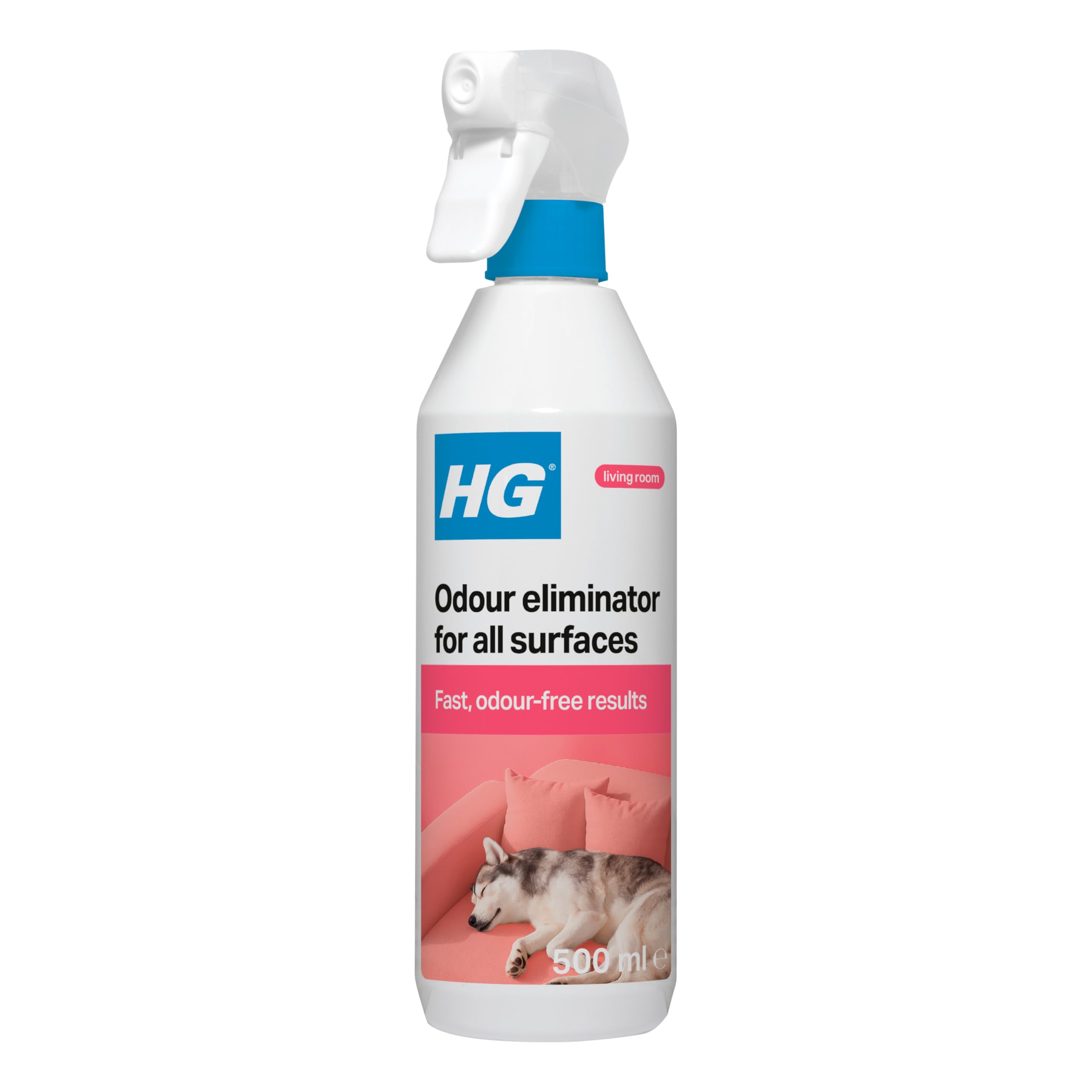 HG Odour Eliminator Spray - Neutralises Smells at Source | Unscented | 500ml 1