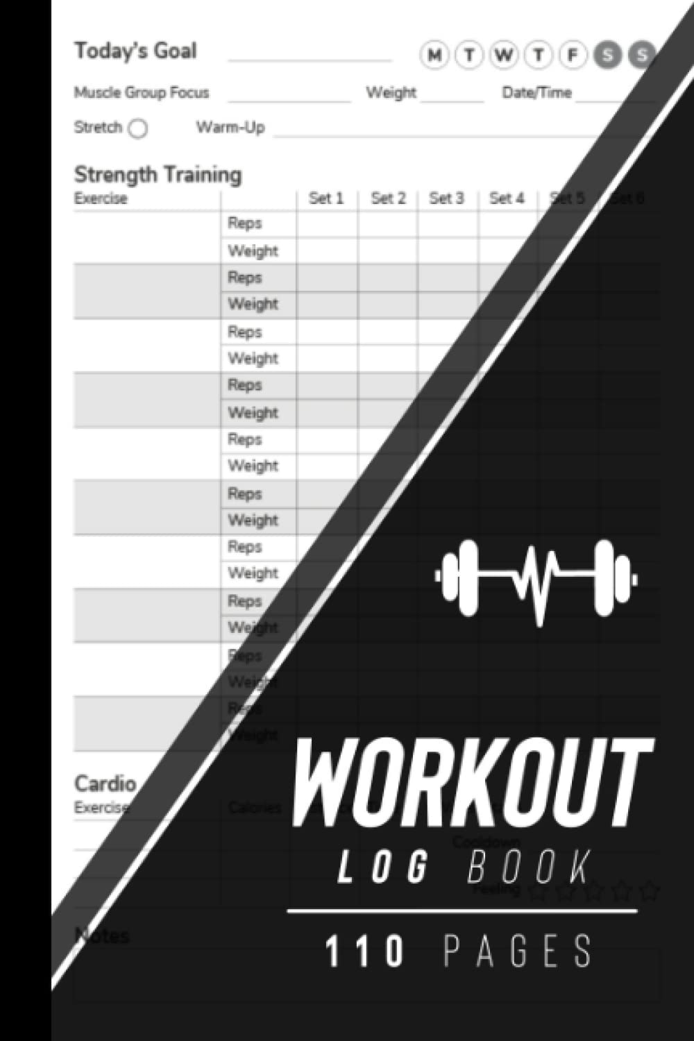 Simple Planners Workout Log Book - Track Progress & Goals | Paperback 1