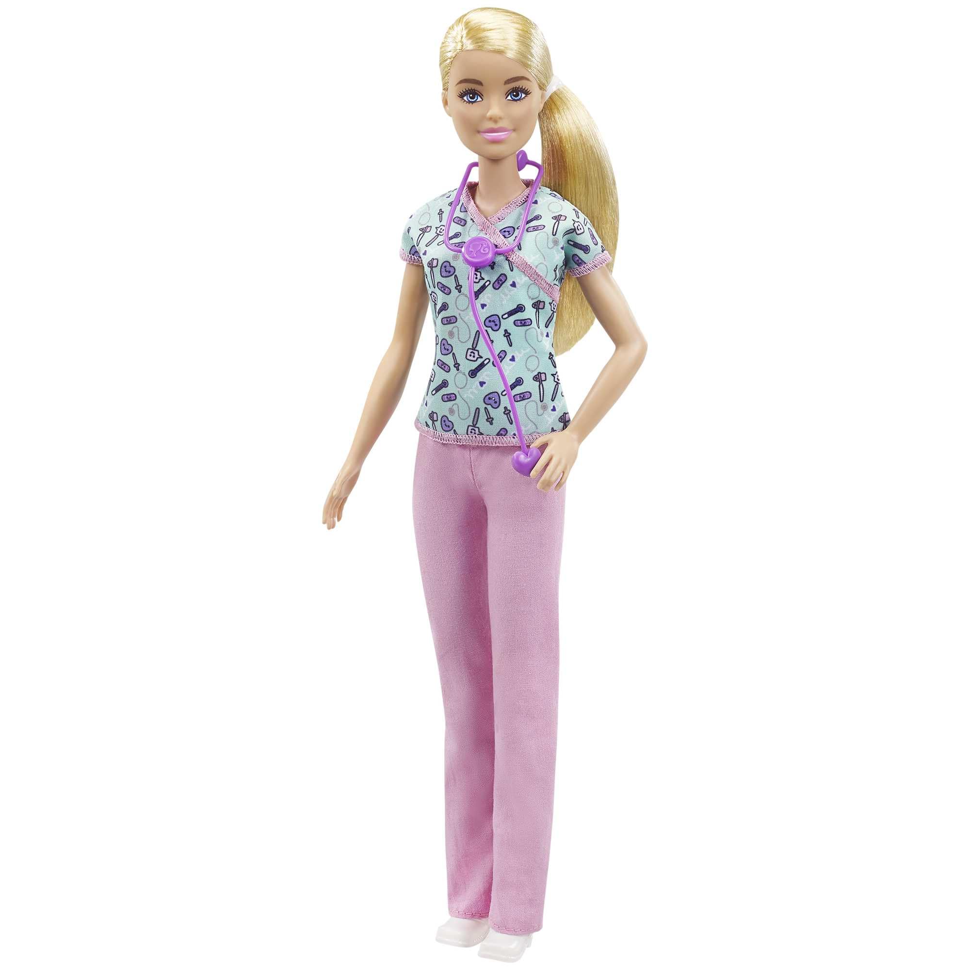 Barbie Nurse Doll - 12-in/30.40-cm Doll, Ages 3+