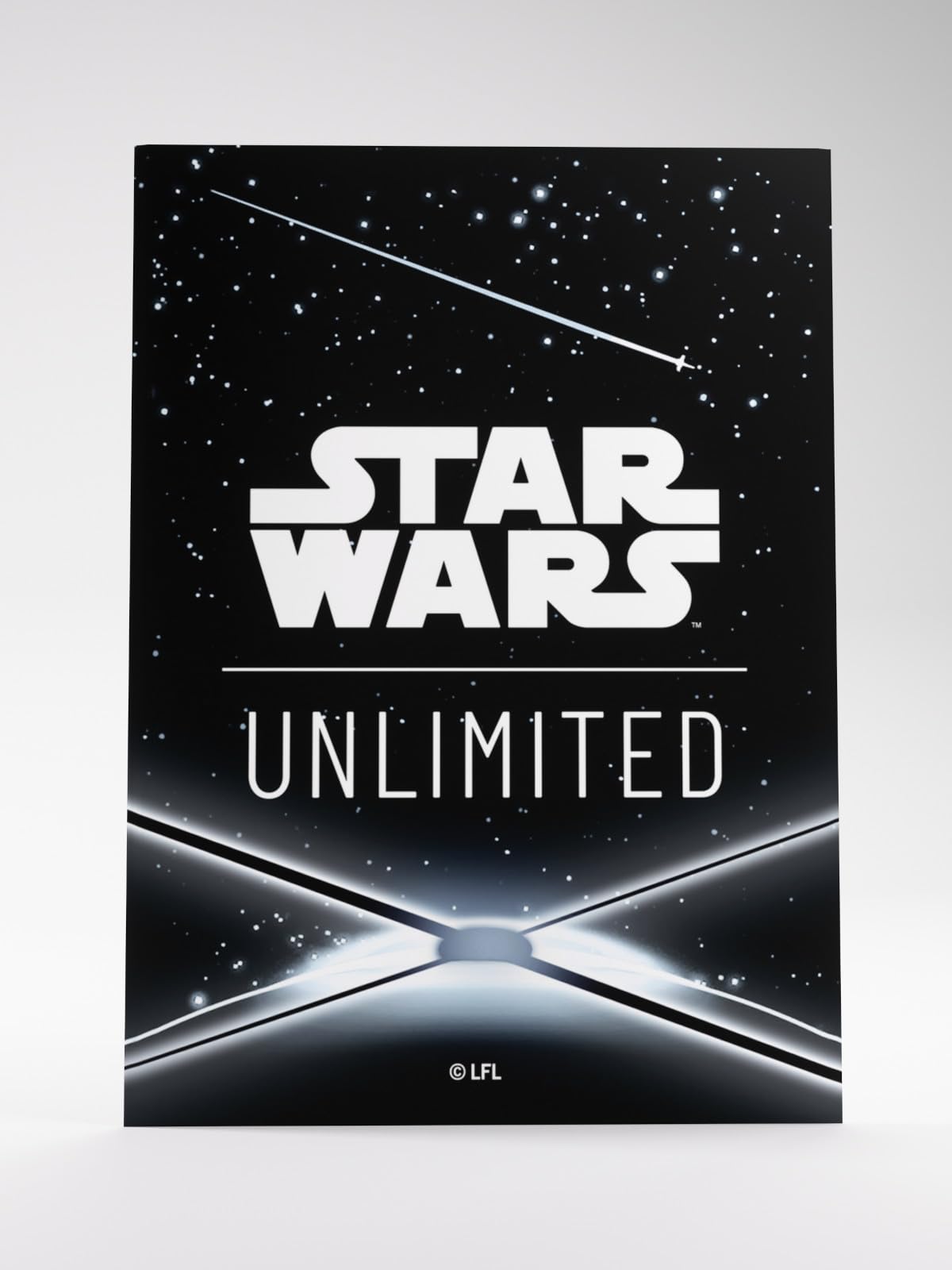 Gamegenic Star Wars: Unlimited Premium Art Sleeves - Card Back Black | 62 Count