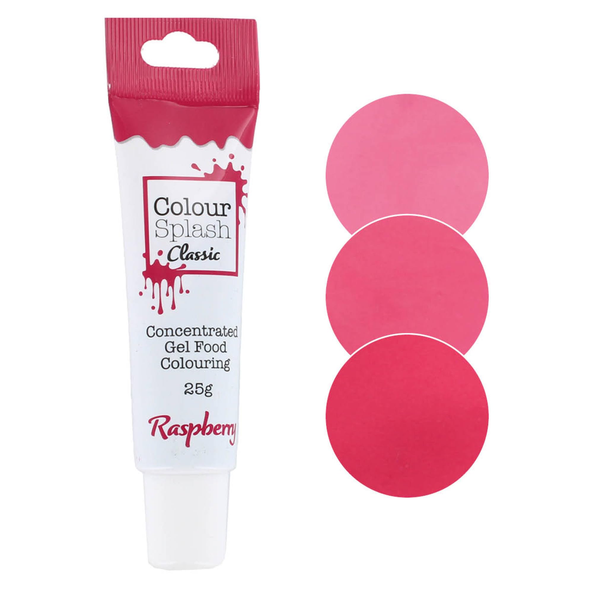 Colour Splash Food Colouring Gel - Raspberry | Highly Concentrated | Easy to Use Tube