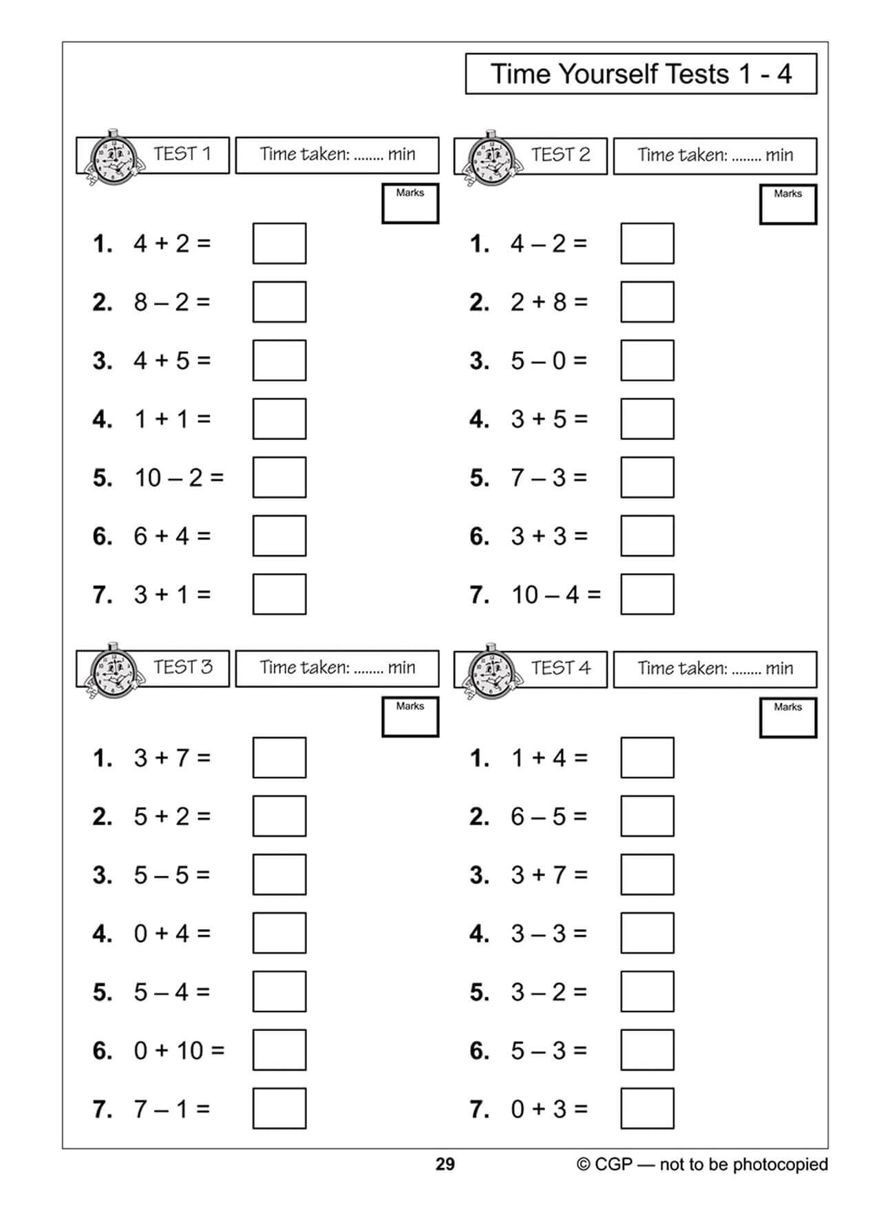 CGP KS1 Mental Maths Workout - Year 1 Study Aid | Ages 5-6 | Paperback 4