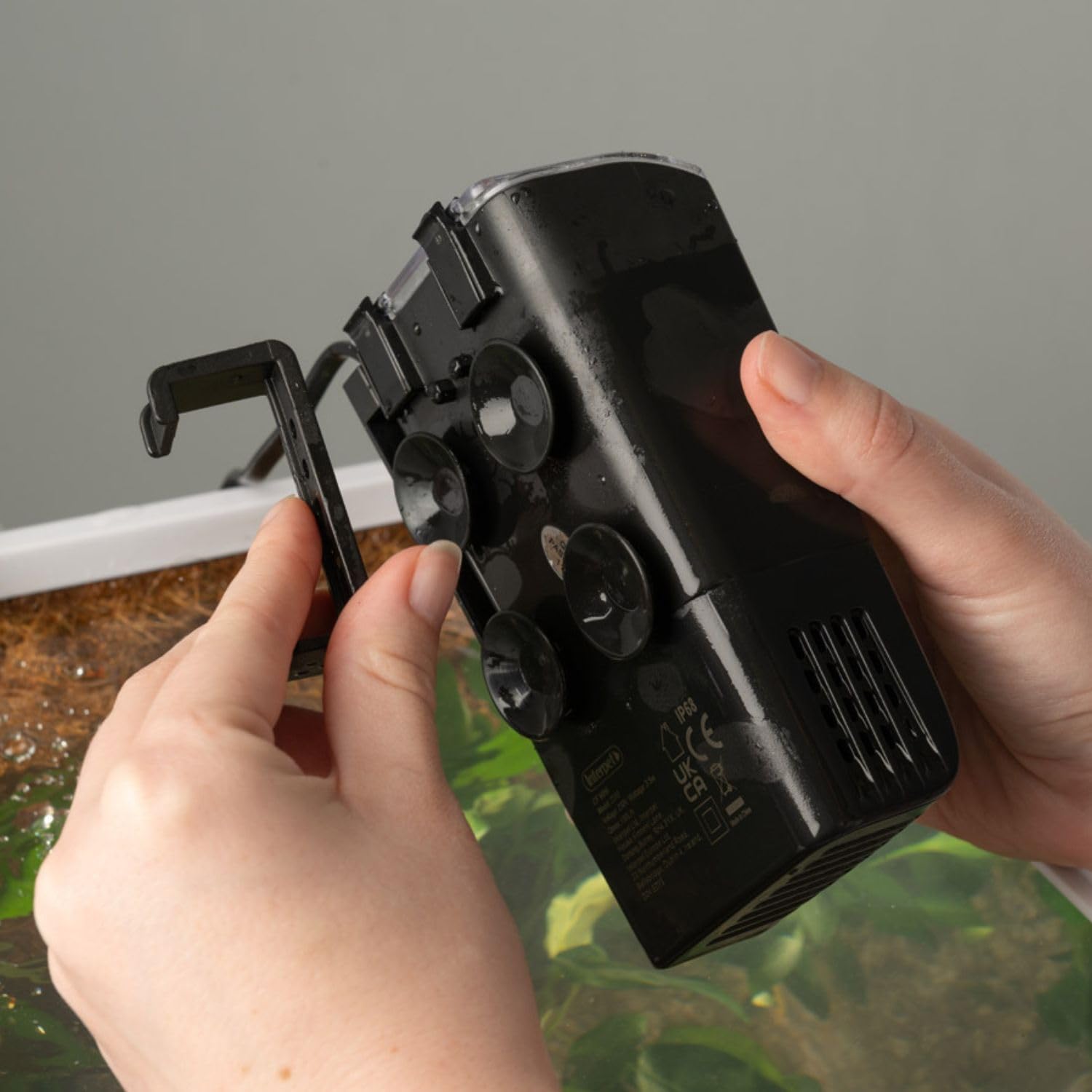 Interpet Internal Aquarium Filter - Bio CF2 | 5-Stage Filtration | Includes Coir Tech & Clean Pods 6