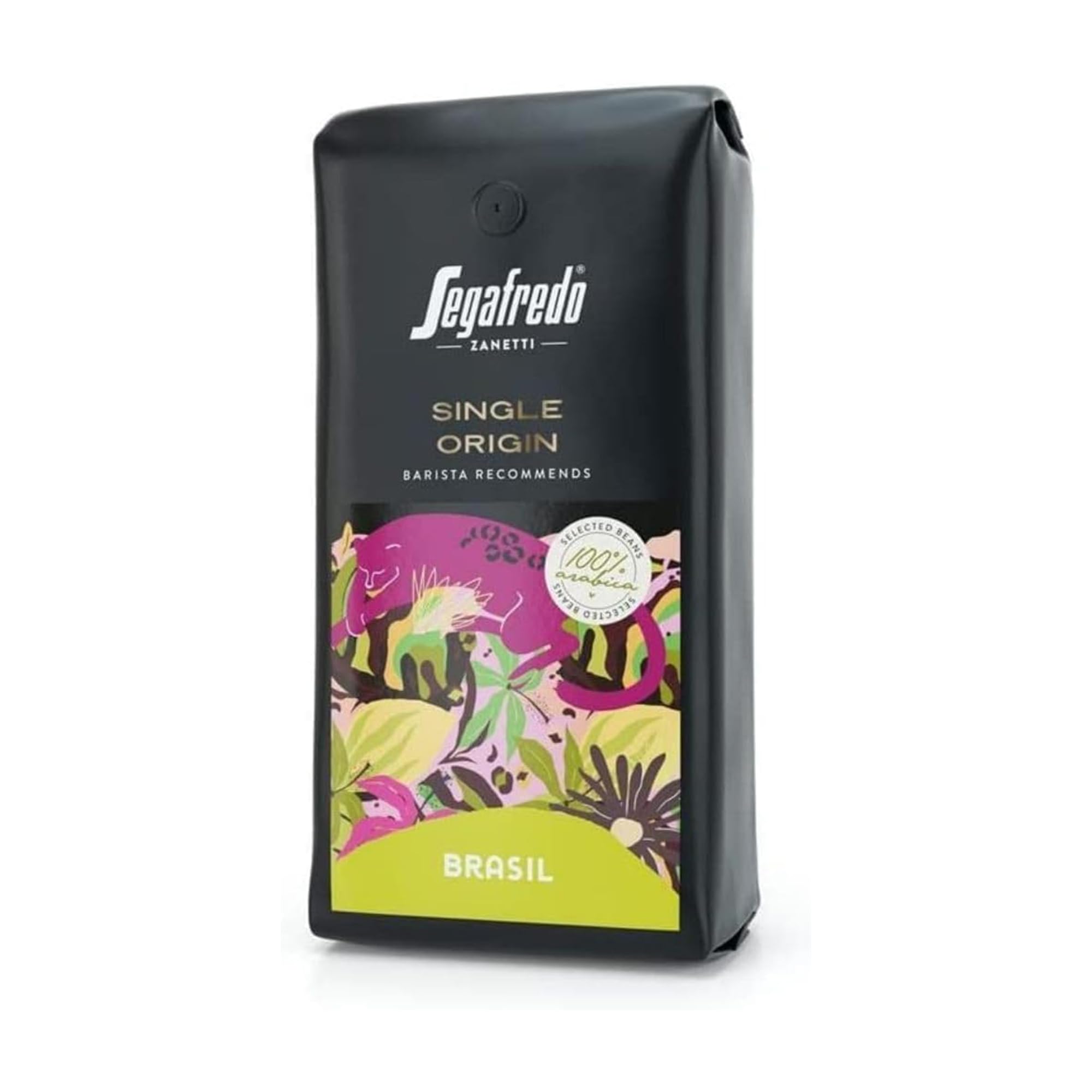 Segafredo Zanetti Single Origin Brasil Roasted Whole Coffee Beans - 100% Arabica, 1Kg Pack 1