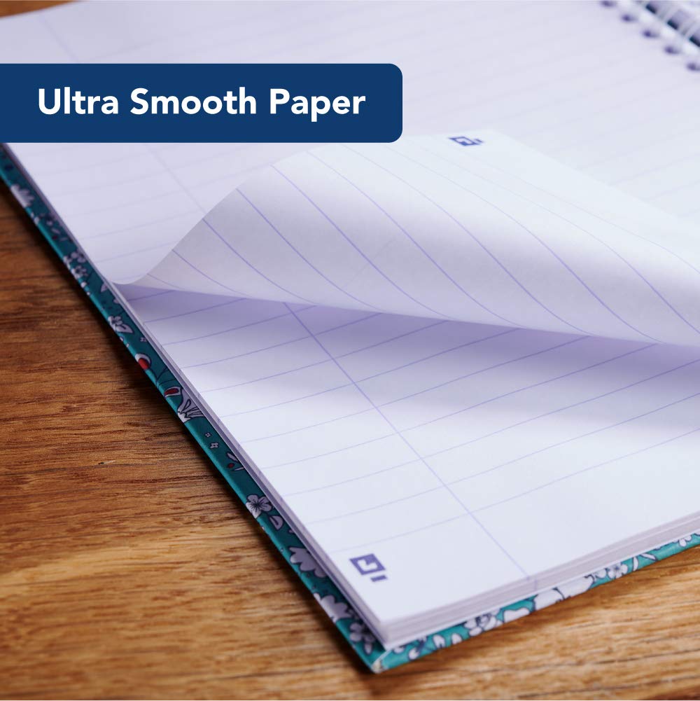 Oxford Bloom A5 Hard Cover Wirebound Notebook - Ruled, 140 Pages, Scribzee Enabled 2